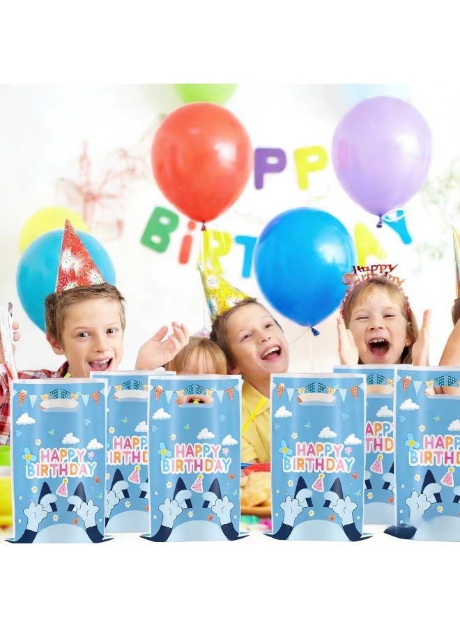 10 PCS For Bluey Gift Wrapping Set – All-in-One Party Supplies for Birthdays, Weddings & Parties | Gift Bags, Candy Bags, Decorations for Kids & Pet Celebrations - Image 4